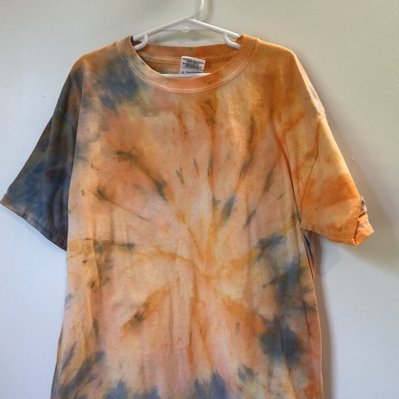 Homemade tie dye cotton shirt youth large - Picture 2 of 9
